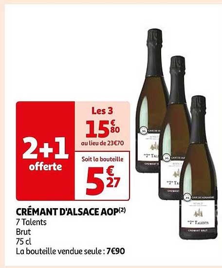 crémant d'alsace aop 7 talents