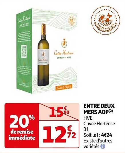 entre deux mers aop hve cuvée hortense