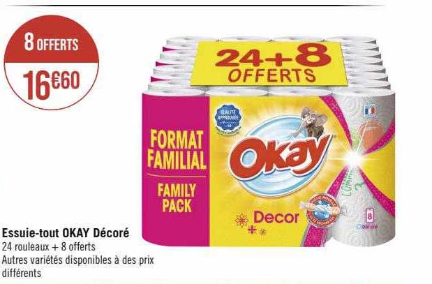 essuie-tout okay décoré