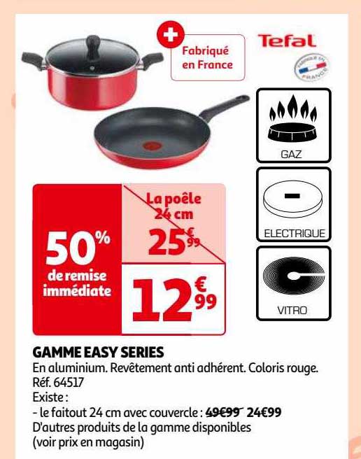 gamme easy séries tefal