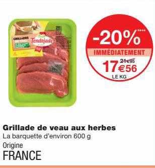Grillade De Veau Aux Herbes