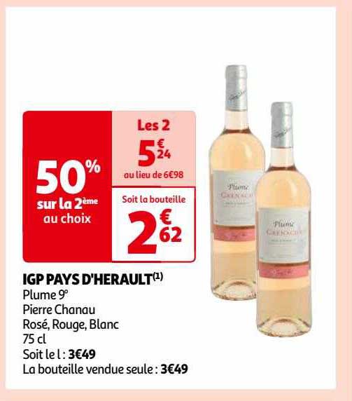 igp pays d'hérault plume 9°