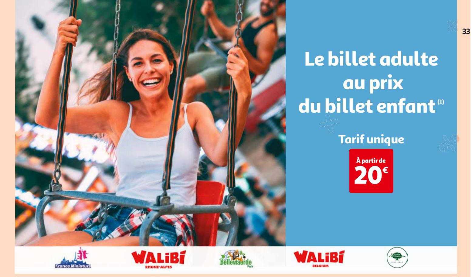 le billet adulte au prix du billet enfant