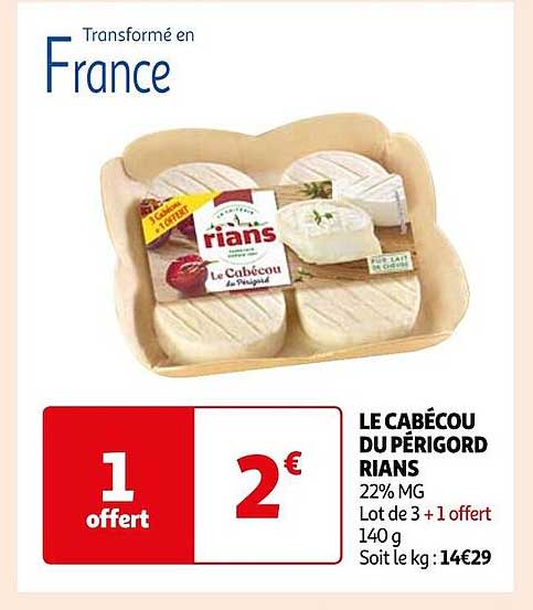 Le Cabécou Du Périgord Rians