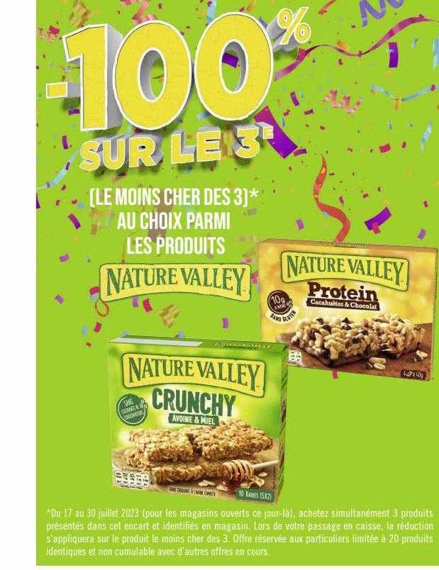 les produits nature valley