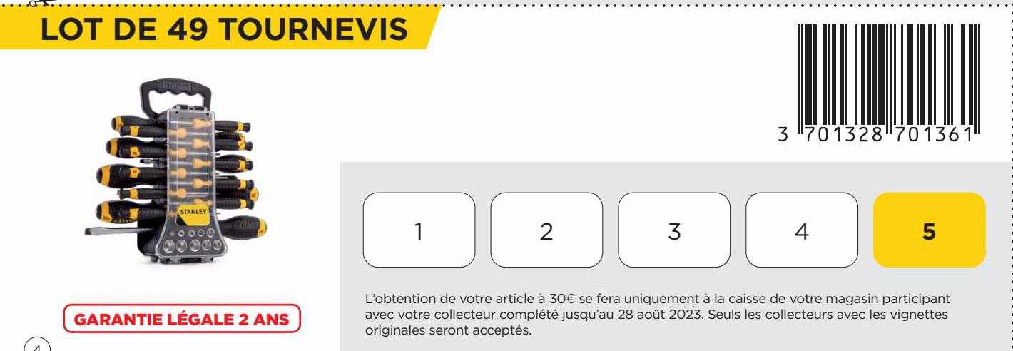 Lot De 49 Tournevis Stanley