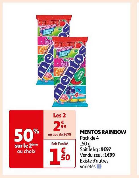 Mentos Rainbow