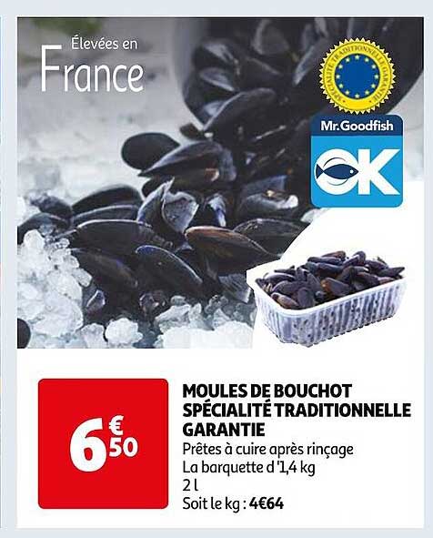 moules de bouchot spécialité traditionnelle garantie