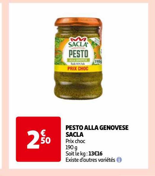 pesto alla genovèse sacla