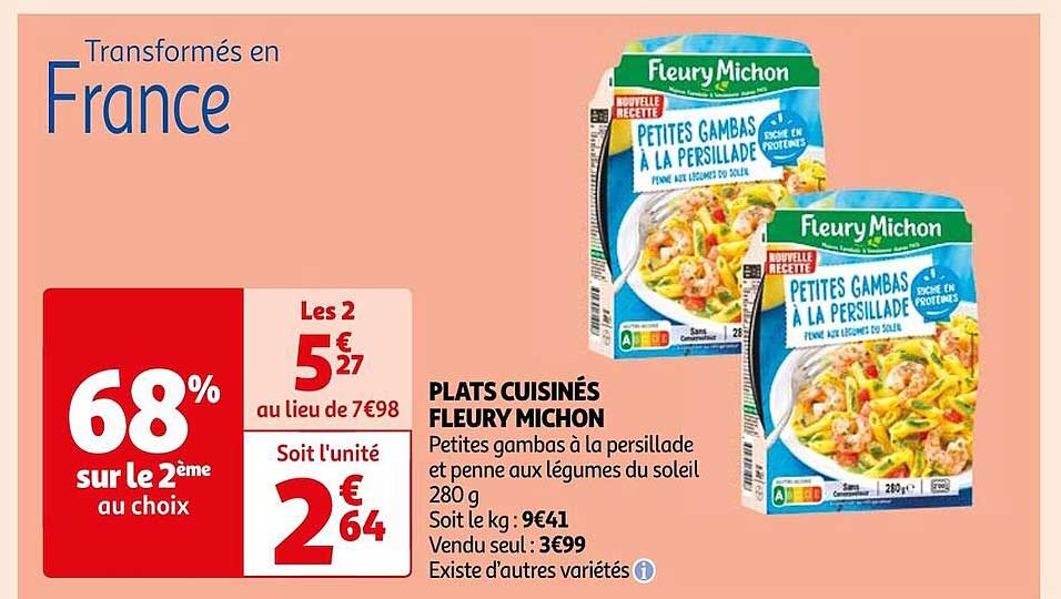 plats cuisinés fleury michon