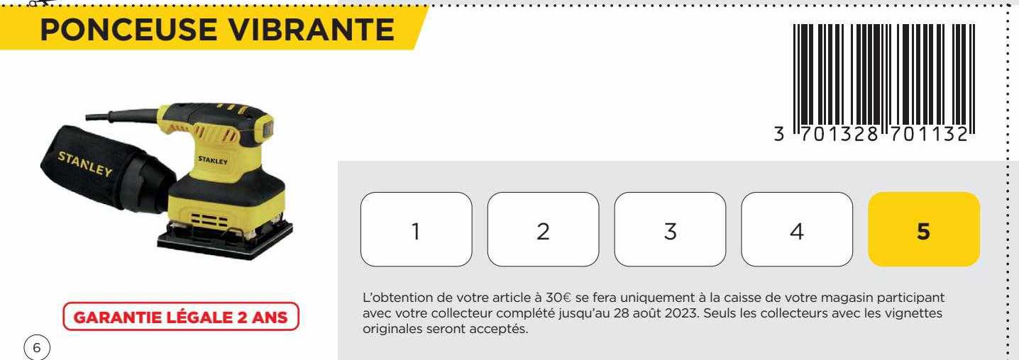 ponceuse vibrante stanley