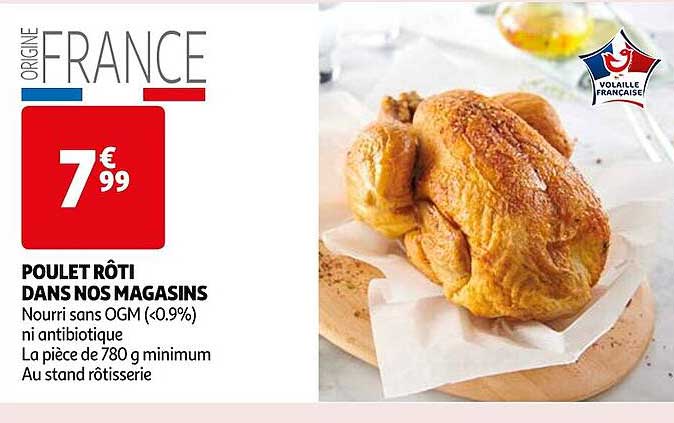 Poulet Rôti Dans Nos Magasins
