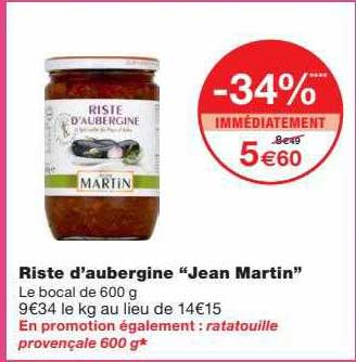 riste d'aubergine "jean martin"