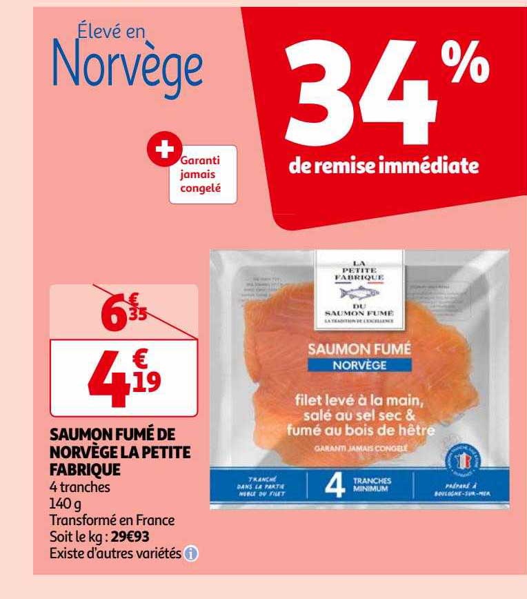 Saumon Fumé De Norvège La Petite Fabrique