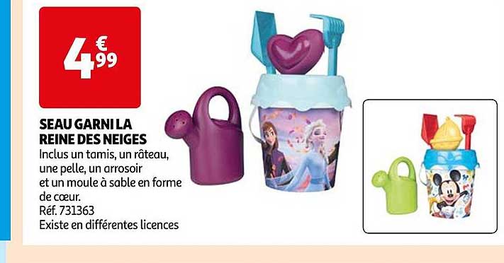 seau garni la reine des neiges