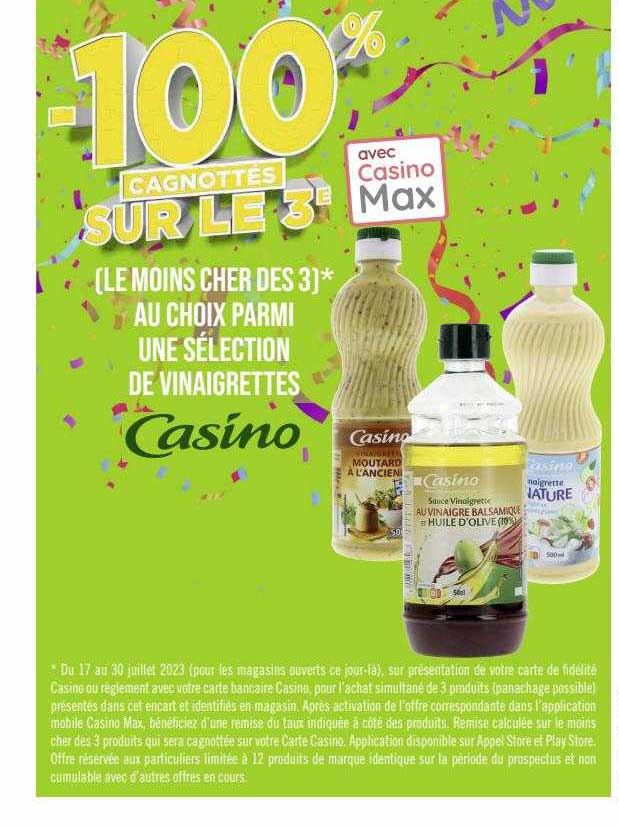 Sélection De Vinaigrettes Casino