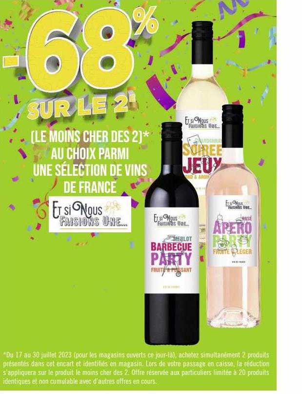 sélection de vins de france et si nous faisons une