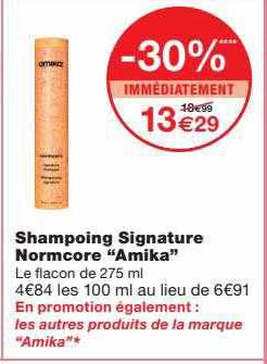 shampoing siganture normcore "amika"