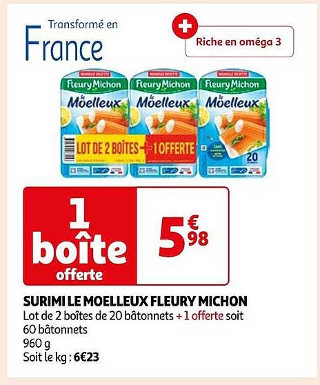 surimi le moelleux fleury michon