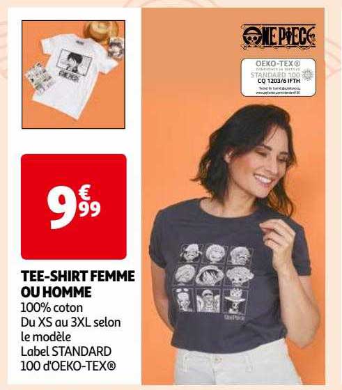 tee-shirt femme ou homme