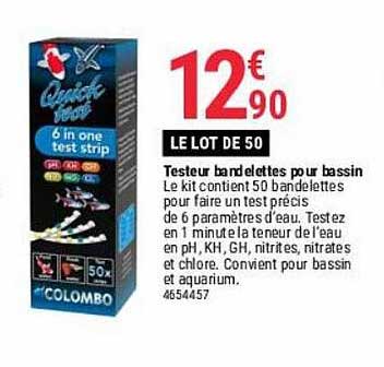 testeur bardelettes pour bassin