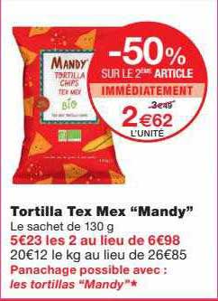 tortilla tex mex "mandy"