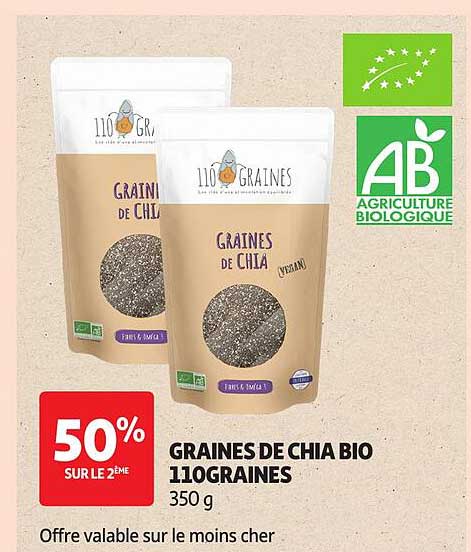 110 Graines Graines de Chia Bio