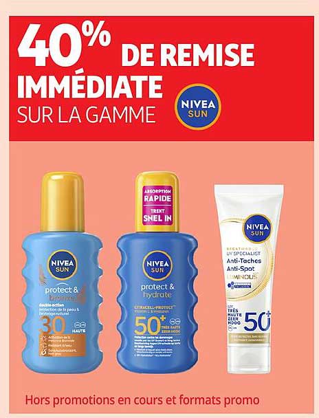 40% DE REMISE IMMÉDIATE