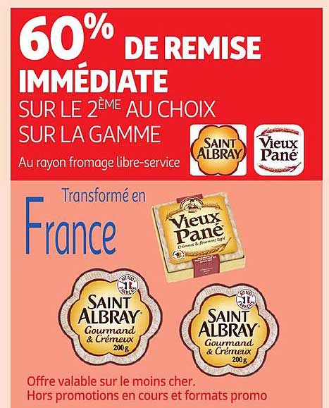 60% DE REMISE IMMEDIATE