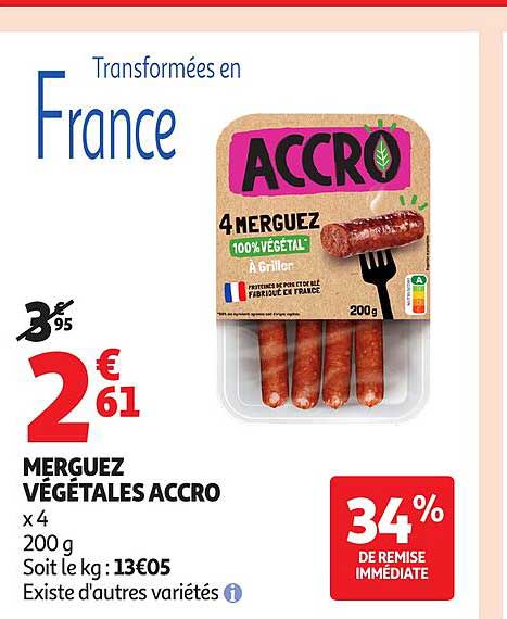 ACCRO MERGUEZ VÉGÉTALES