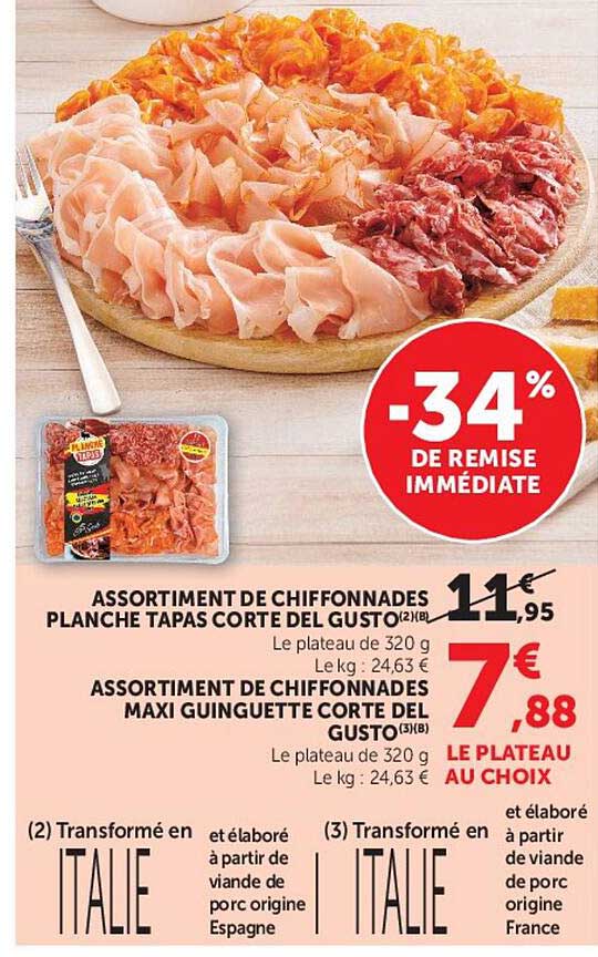 ASSORTIMENT DE CHIFFONNADES