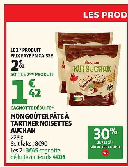 Auchan NUTS & CRAK