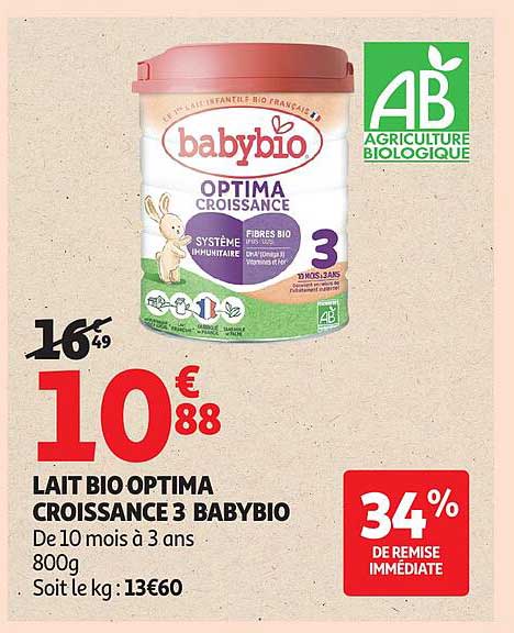 Babybio Optima Croissance 3