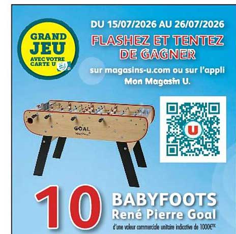 BABYFOOTS René Pierre Goal