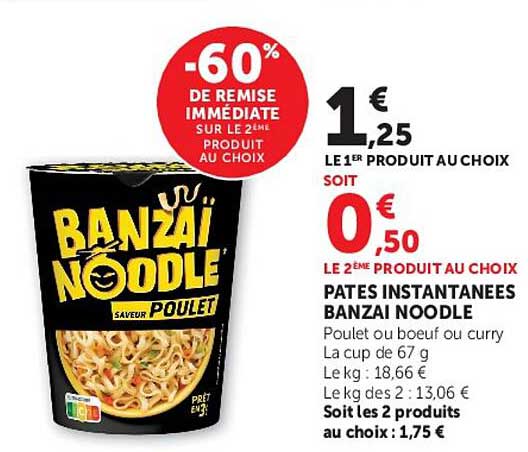 Banzaï Noodle Poulet