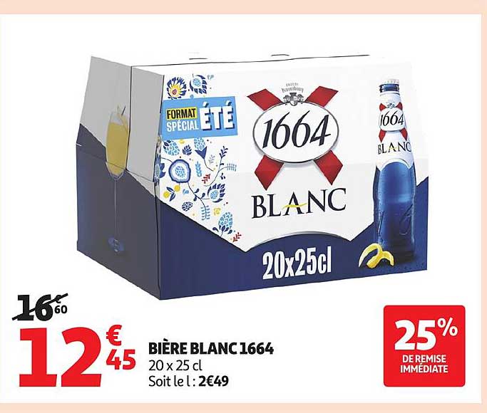 BIERE BLANC 1664