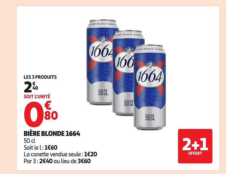 BIÈRE BLONDE 1664