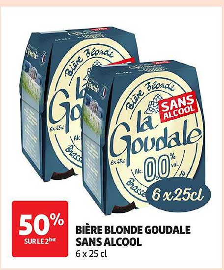 BIÈRE BLONDE GOUDALE SANS ALCOOL