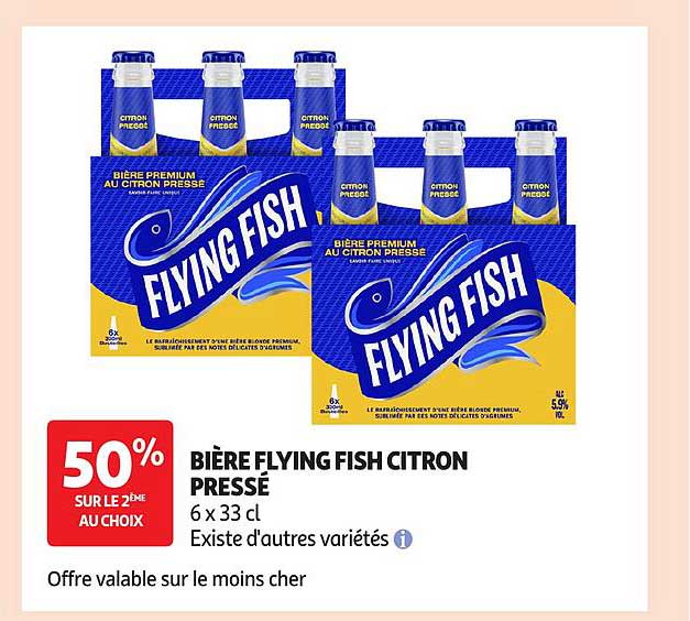 BIÈRE FLYING FISH CITRON PRESSÉ