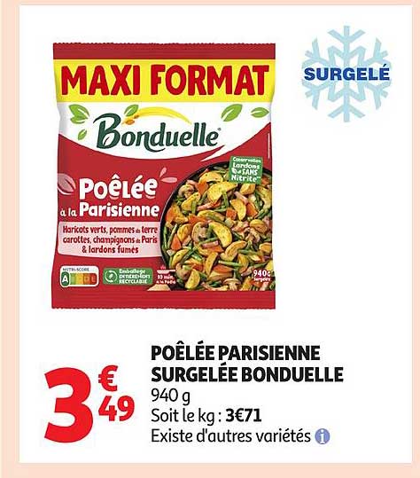 Bonduelle Poêlée Parisienne