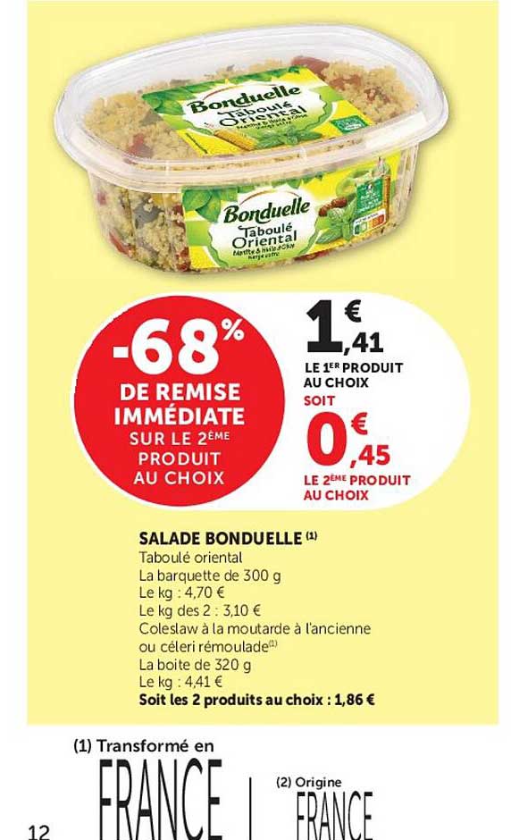 Bonduelle Taboulé Oriental