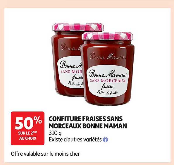 Bonne Maman Confiture Fraises Sans Morceaux