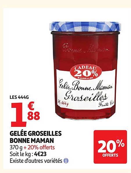 Bonne Maman Gelée Groseilles