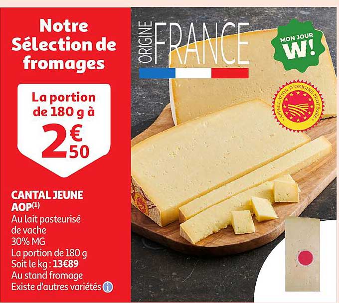 CANTAL JEUNE AOP