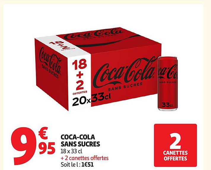 COCA-COLA SANS SUCRES