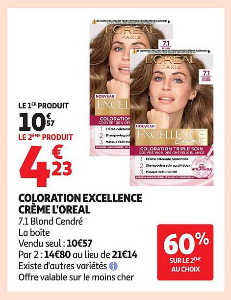 COLORATION EXCELLENCE CRÈME L'OREAL