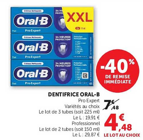 DENTIFRICE ORAL-B