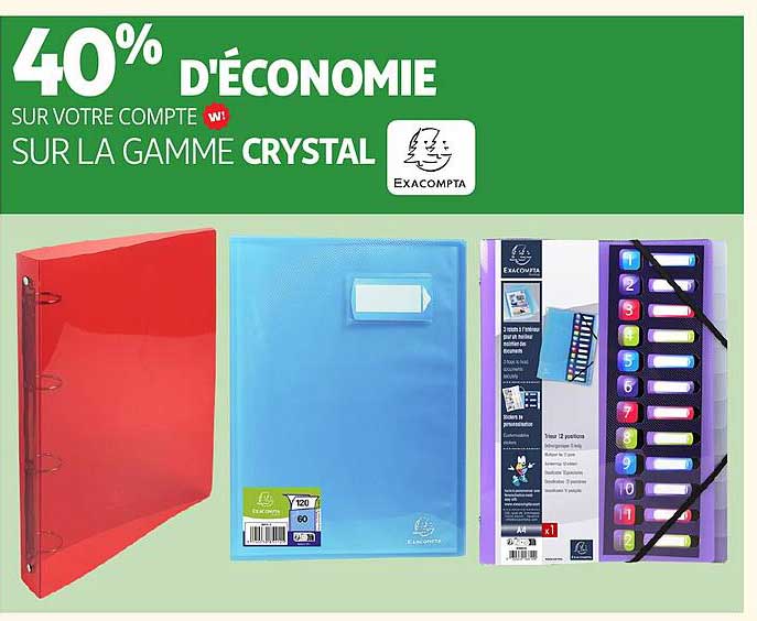 EXACOMPTA CRYSTAL