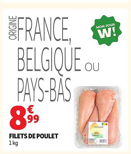 Filets de poulet