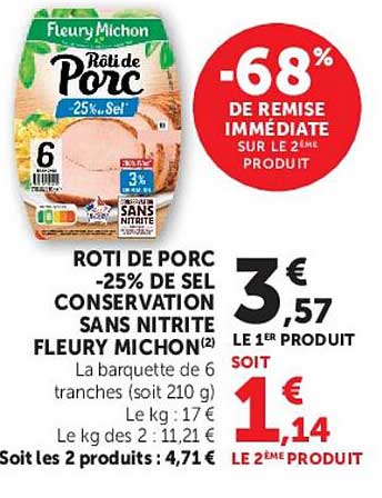 Fleury Michon Rôti de Porc